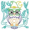 Halloween Owl Blocks 12 Machine Embroidery Designs - Image 13