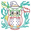 Halloween Owl Blocks 12 Machine Embroidery Designs - Image 2
