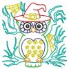Halloween Owl Blocks 12 Machine Embroidery Designs - Image 5