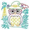 Halloween Owl Blocks 12 Machine Embroidery Designs - Image 7