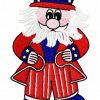 I Love USA 4th of July Machine Embroidery Designs - Image 3