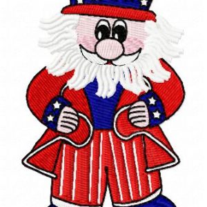 I Love USA 4th of July Machine Embroidery Designs