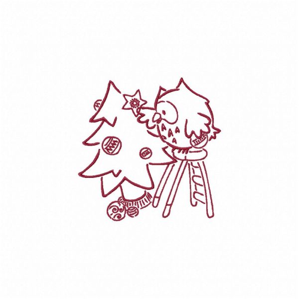 Ink Christmas Owls 10 Machine Embroidery Designs