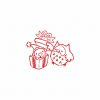 Ink Christmas Owls 10 Machine Embroidery Designs - Image 6