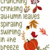 It´s Fall That´s All  12 Machine Embroidery Designs - Image 11