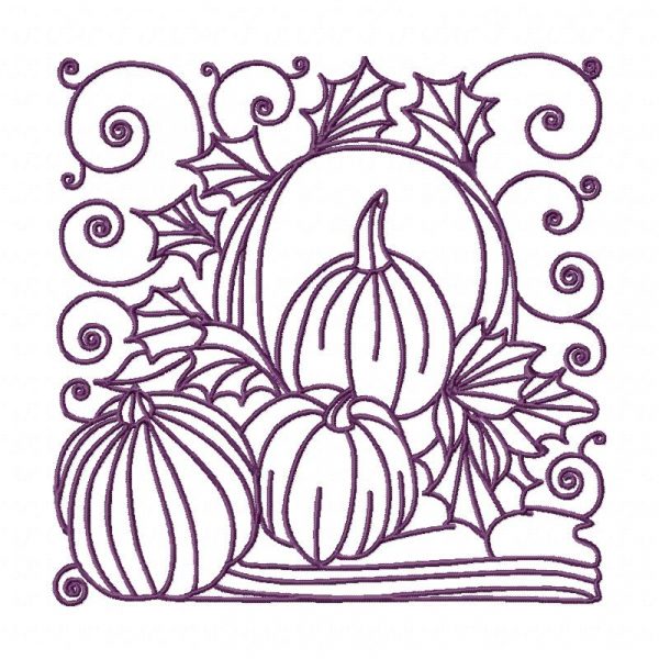 Lovely Fall Blocks 12 Machine Embroidery Designs