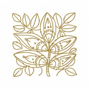 Lovely Fall Leaf Blocks 12 Machine Embroidery Designs