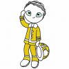 Lovely Swirly Firefighters - 10 Machine Embroidery Designs - Image 5