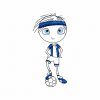 Lovely Swirly Sport Kids 10 Machine Embroidery Designs - Image 3