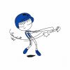 Lovely Swirly Sport Kids 10 Machine Embroidery Designs - Image 6