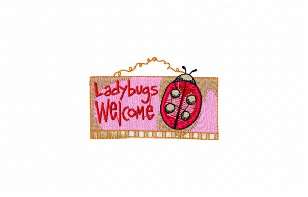 Lady Bugs 30 Machine Embroidery Designs