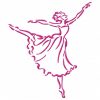 Outline Ballet 10 Machine Embroidery Designs - Image 9