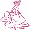Outline Ballet 10 Machine Embroidery Designs - Image 2