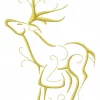 Outline Christmas Reindeers 10 Machine Embroidery Designs - Image 3