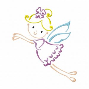 Outline Fairies 2 10 Machine Embroidery Designs