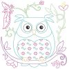 Owls & Flowers Blocks 12 Machine Embroidery Designs - Image 13