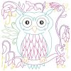 Owls & Flowers Blocks 12 Machine Embroidery Designs - Image 5