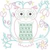 Owls & Flowers Blocks 12 Machine Embroidery Designs - Image 7