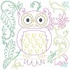 Owls & Flowers Blocks 12 Machine Embroidery Designs - Image 8