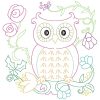 Owls & Flowers Blocks 12 Machine Embroidery Designs - Image 10