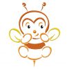 Outline Little Bee 14 Machine Embroidery Designs - Image 13