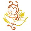 Outline Little Bee 14 Machine Embroidery Designs - Image 7