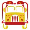 Outline Little Firefighters Set 1 11 Machine Embroidery Designs - Image 11