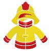 Outline Little Firefighters Set 2 10 Machine Embroidery Designs - Image 7