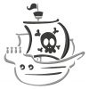 Outline Little Pirates 16 Machine Embroidery Designs - Image 3
