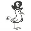 Outline Little Pirates 16 Machine Embroidery Designs - Image 11