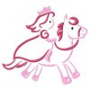 Outline Little Princess 14 Machine Embroidery Designs - Image 4
