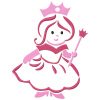 Outline Little Princess 14 Machine Embroidery Designs - Image 12