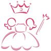Outline Little Princess 14 Machine Embroidery Designs - Image 14