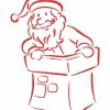 Outline Santa 10 Machine Embroidery Designs - Image 4