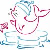 Outline Winter Animals 10 Machine Embroidery Designs - Image 8