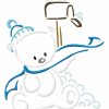 Outline Winter Animals 10 Machine Embroidery Designs - Image 10
