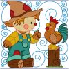 Scarecrow & Friends 10 Machine Embroidery Designs - Image 3