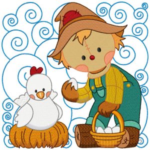 Scarecrow & Friends 10 Machine Embroidery Designs