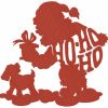 Silhouette Santa 10 Machine Embroidery Designs - Image 4