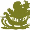Silhouette Santa 10 Machine Embroidery Designs - Image 5