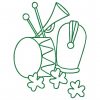 St Patrick Outlines 12 Machine Embroidery Designs - Image 10