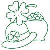 St Patrick Outlines 12 Machine Embroidery Designs - Image 9