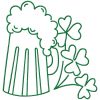 St Patrick Outlines 12 Machine Embroidery Designs - Image 5