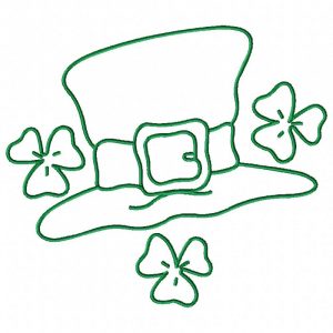 St Patrick Outlines 12 Machine Embroidery Designs
