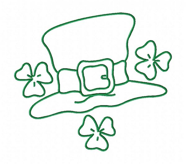 St Patrick Outlines 12 Machine Embroidery Designs