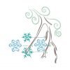 Swirly Winter Time Outlines 10 Machine Embroidery Designs - Image 4