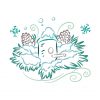 Swirly Winter Time Outlines 10 Machine Embroidery Designs - Image 10