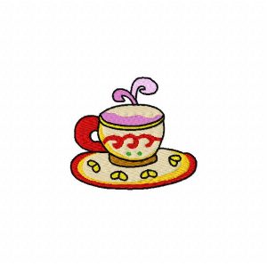 Tea Time Set 1 10 Embroidery Designs