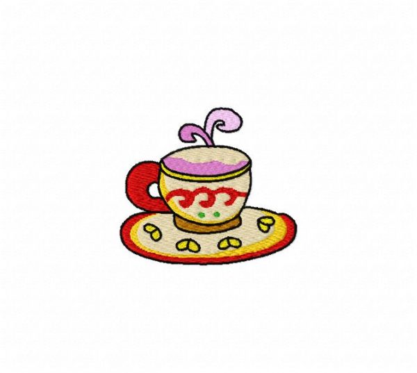 Tea Time Set 1 10 Embroidery Designs