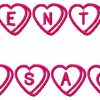 Valentine Messages Font 75 Machine Embroidery Designs - Image 3